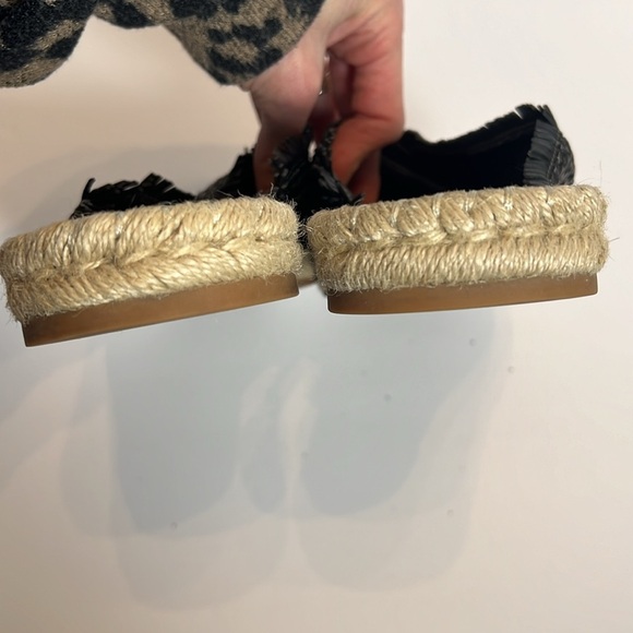 Marc Fisher Tessi Crossband Espadrille Sandals Size 10 Black - Picture 10 of 11